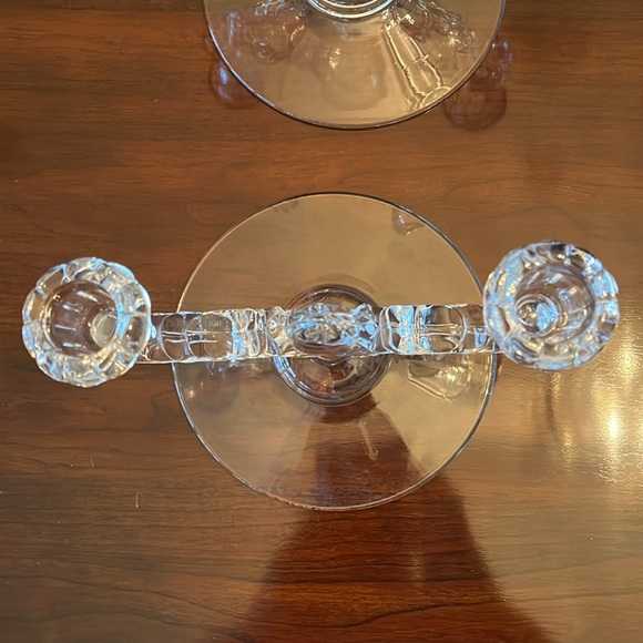 Candle Stick double light holders; pair - Picture 3 of 6